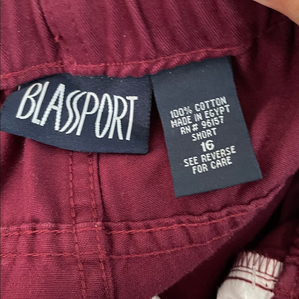 Womens Blassport Burgundy Pants - Picture 8 of 9